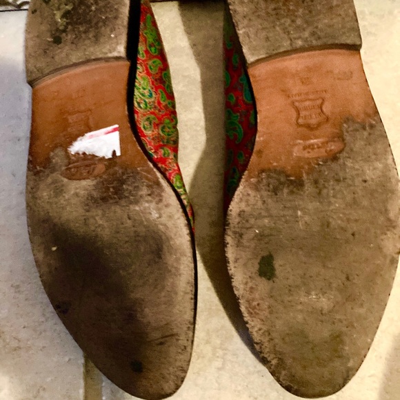 PAISLEY PRINTED LEATHER LOAFER - Picture 4 of 5